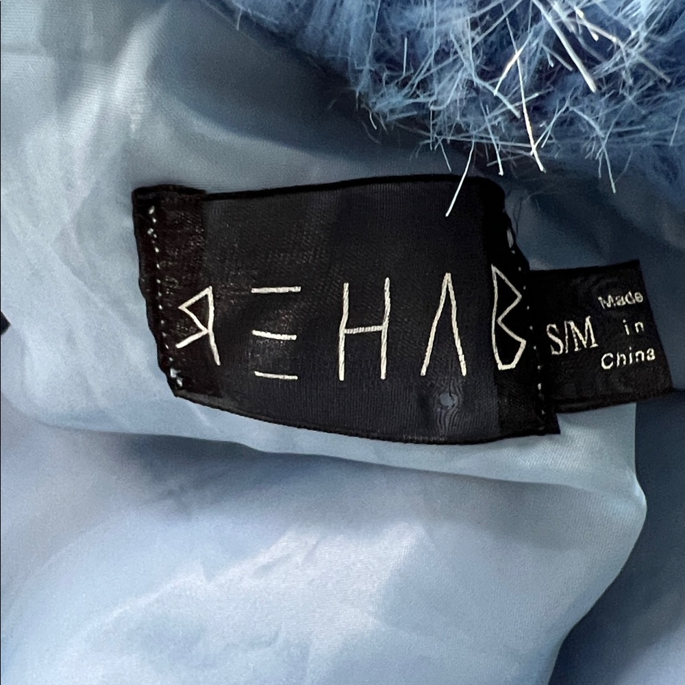 Rehab Light Blue Teddy Jacket - Picture 6 of 7